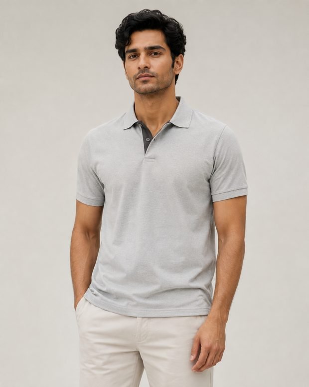 Contrast Collar Polo — Googli Shop